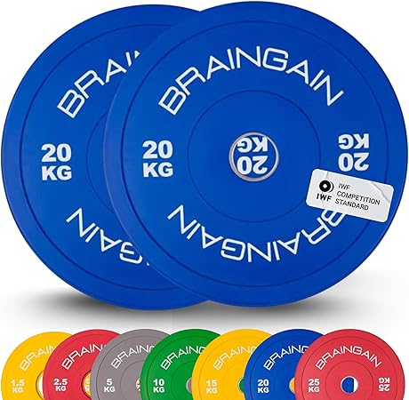 Coloured HD Bumper Weight Rubber Plates - 5kg to 25kg