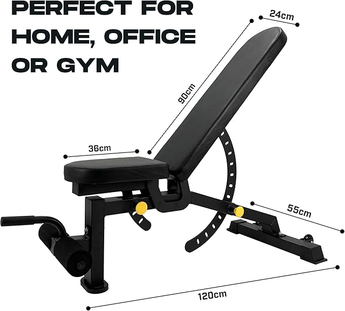 Adjustable Bench (Flat, Incline, Decline) - 2.0