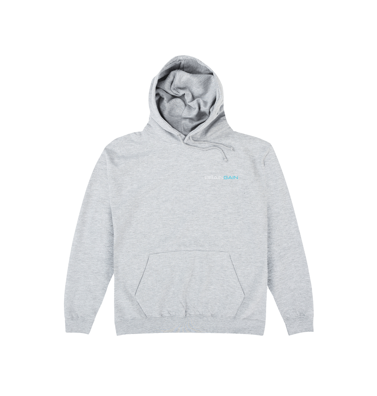 Heather Grey BRAINGAIN Hoodie (Unisex)